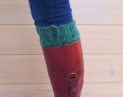 Forest boot cuffs