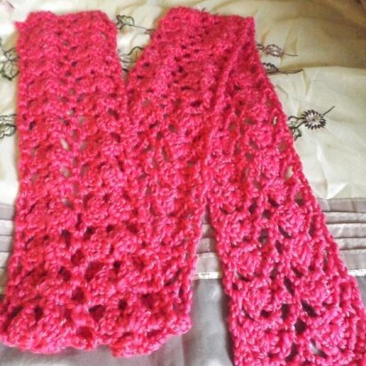 No 3 Trellis Shell Scarf