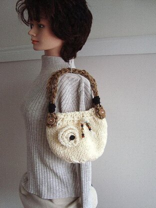 646B knitted handbag