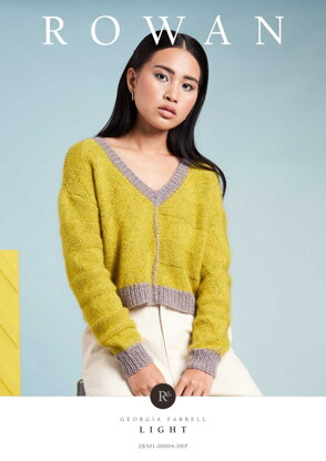 Light Sweater in Rowan Kidsilk Haze & Felted Tweed - ZB301-00004-DEP - Downloadable PDF