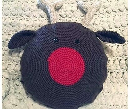 Rudolph Reindeer Pillow