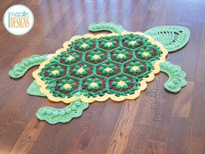 Bubbles the Turtle Animal Rug