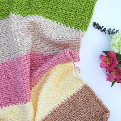 Spring Meadow Baby Blanket