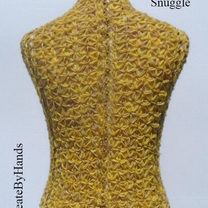 Gemma's Snuggle - Jasmine Flower Shawl Crochet Pattern with Beaded Lace