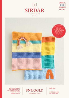 Babies Blanket in Sirdar Snuggly DK - 5415 - Downloadable PDF