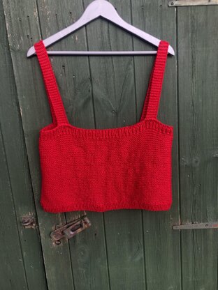 Simple Knitted Crop Top