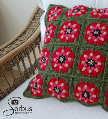 River Rose Pillow Cover