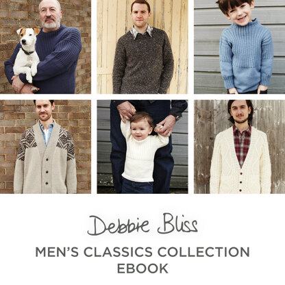 Men's Classic Collection Ebook - Knitting Patterns for Men by Debbie Bliss