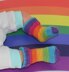 Preemie Baby Very Easy No heel Rainbow Socks Circular