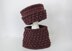 Chunky Hat and Infinity Cowl Scarf Girls Ladies