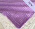 Simple Crossover Baby Blanket