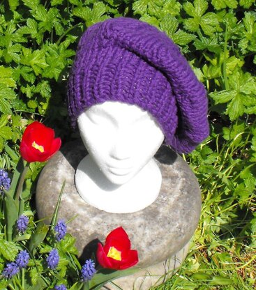 SUPERFAST  SLOUCH TAM KNITTING PATTERN - MADMONKEYKNITS