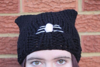 Knitted Cat Beanie