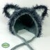 Newborn Fuzzy Wolf Hat and Unattached Tail Prop