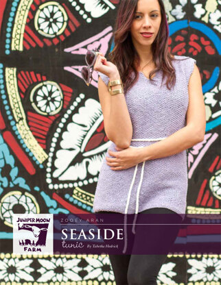 Seaside Tunic in Juniper Moon Zooey Aran - J29-03 - Downloadable PDF