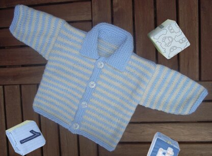 Baby Boy Stripe Cardigan