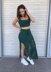 Crochet Maxi Skirt and Tank Top Set