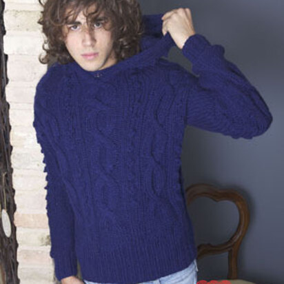 Invidia Pullover in Adriafil Mirtillo - Downloadable PDF