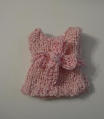 Knitkinz Pink Easter Dress