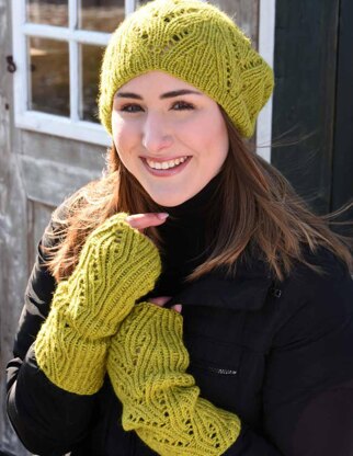 Ellinor Hat & Wristlets in Juniper Moon Farm Herriot - Downloadable PDF