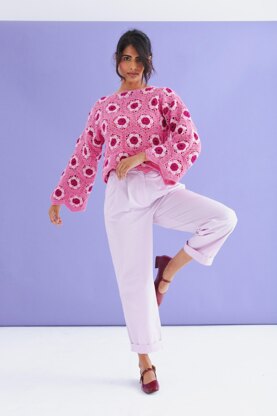 Carnation Hexagon jumper
