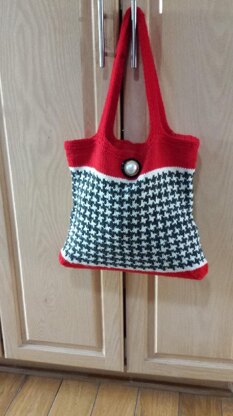 Houndstooth Boulevard Bag