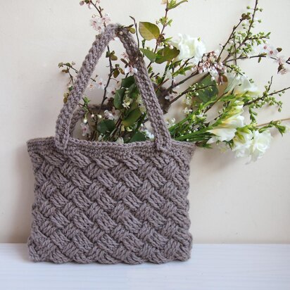 Basketweave Tote