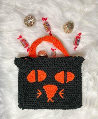 Black Cat Treat Bag