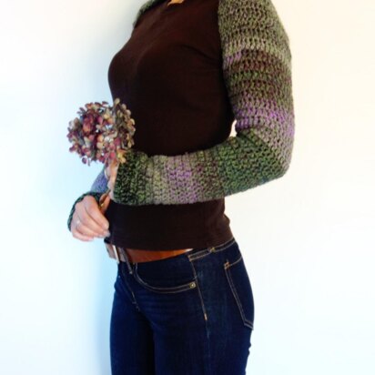 Faded Hydrangea Shrug