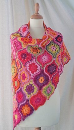 Mystical Lanterns Shawl