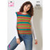 Sweater and Slipover in King Cole Rebel 4Ply - 6276 - Leaflet