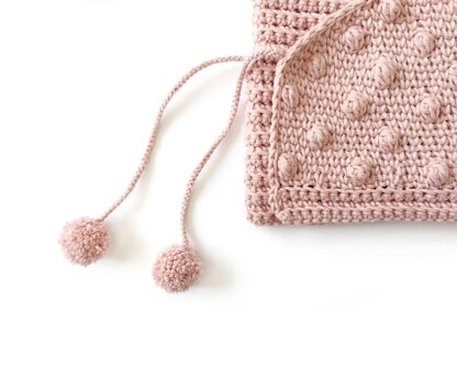 Size 6-12 months- NEO Crochet Crossed Baby Jacket