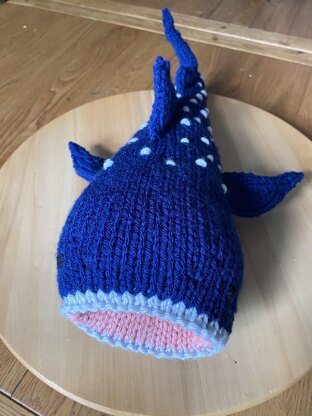 Large Whale shark knitting pattern - free