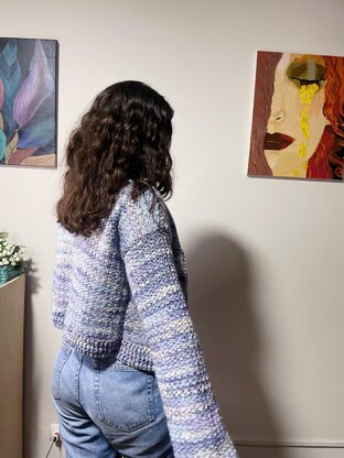 Cardigan Violeta ( español)