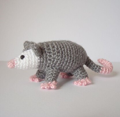 Opossum Amigurumi Crochet Pattern