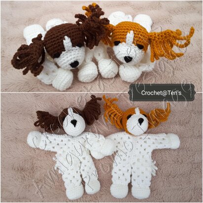 Papillon [Butterfly] Dog Granny Hexagon Lovey