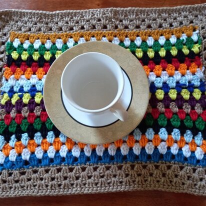 Colorful Granny Placemat