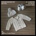 Stirling Cardigan Hat and Booties Set