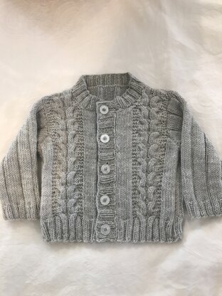 Baby Boy's Cabled Cardigan