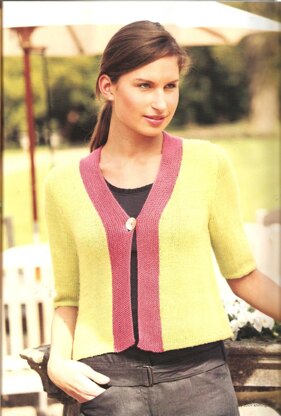 Silk Two Tone Cardigan