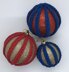 Tartan bauble collection (5 patterns)