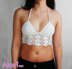 Lacy crop top. Halter festival top _ M23