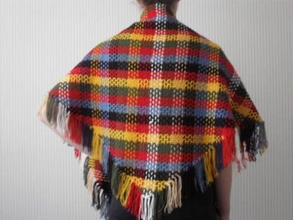 Vintage tartan shawl