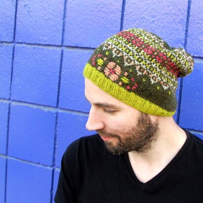 Ice Ribbons hat - knitting pattern