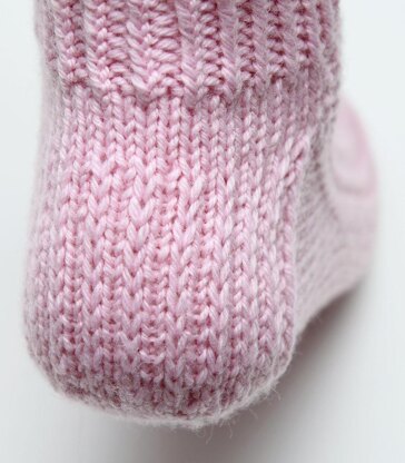 Pink Bubblegum Socks - Toe Up (DK)