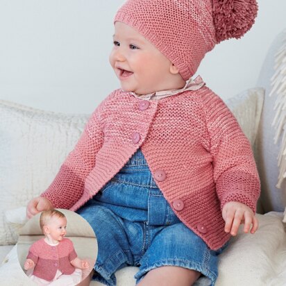 Cardigans and Hat in Rico Baby Classic DK & Rico Baby Classic Print DK - 839 - Downloadable PDF