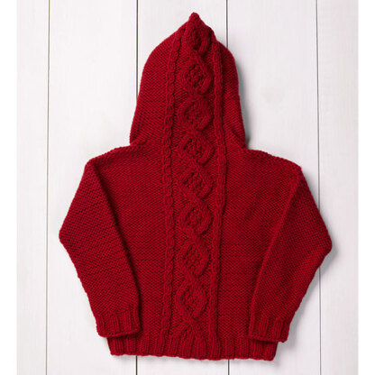 #1205 Lyra - Jacket Knitting Pattern For Kids in Valley Yarns Superwash Bulky by Valley Yarns