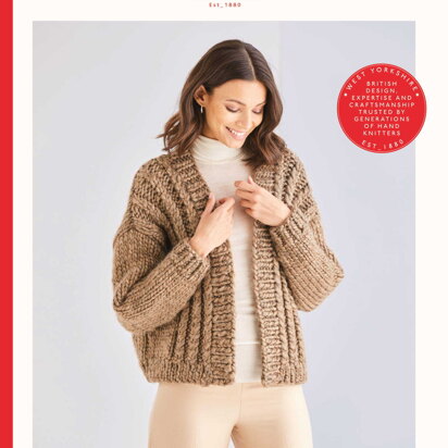 Boxy Cardigan in Sirdar Adventure - 10189 - Downloadable PDF