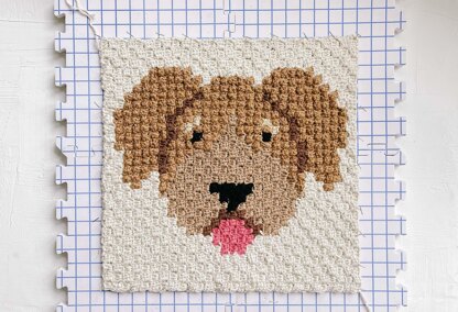 C2C Doodle Dog Blanket Square