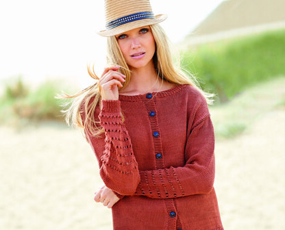 Cardigan and Sweater in Rico Essentials Cotton DK - 870 - Downloadable PDF